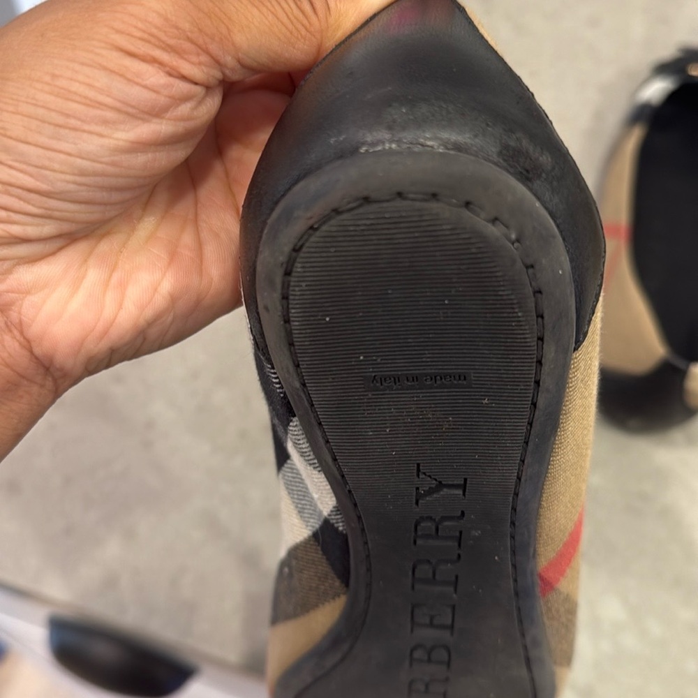 Burberry Black and Brown Ballet Flats - Picture 4 of 4